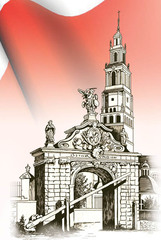 Inauguracja oświetlenia Wieży Jasnogórskiej